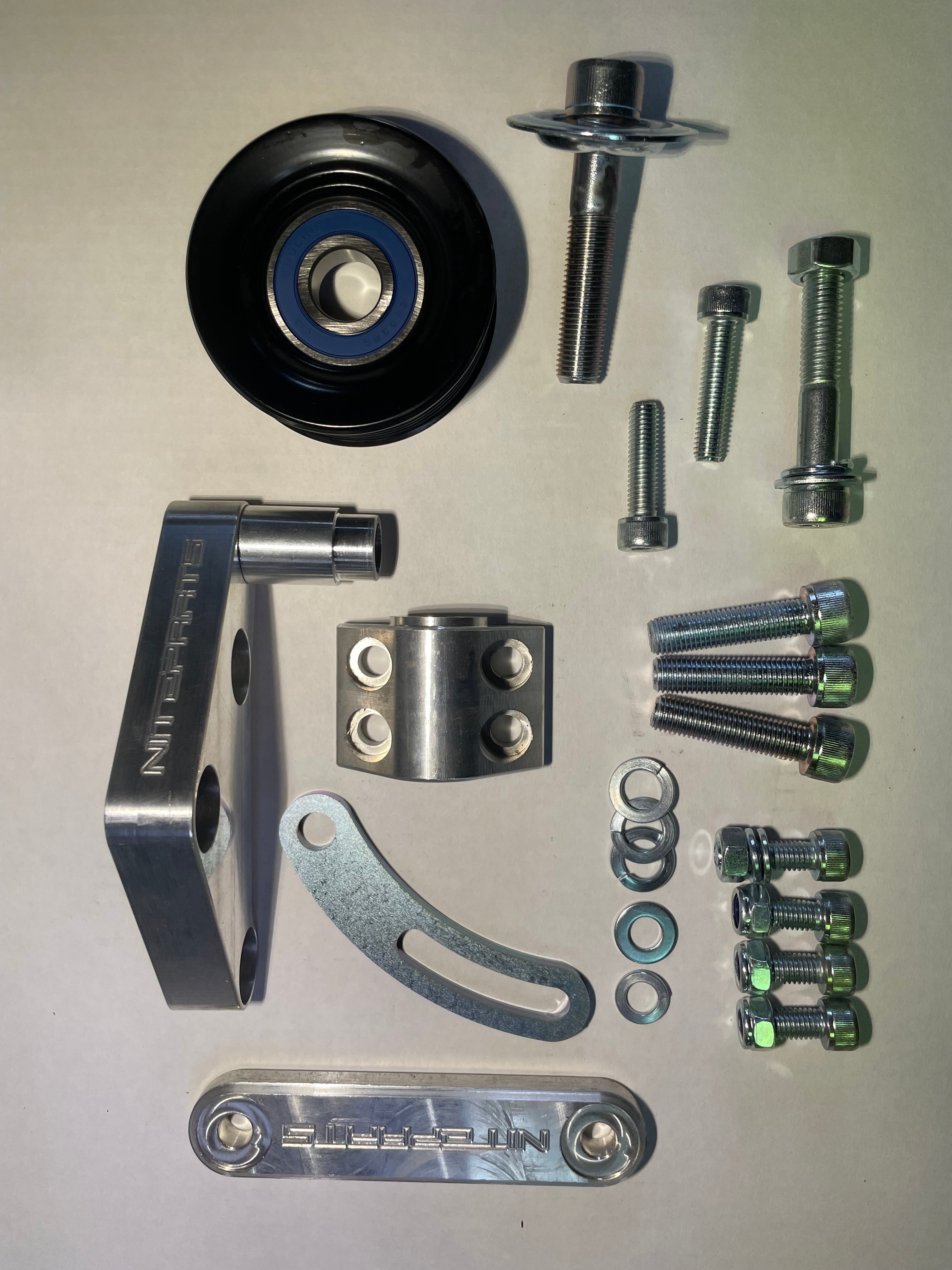 NITEPARTS Toyota 2ZZ Alternator Relocation & Hydraulic Tensioner Delete Kit